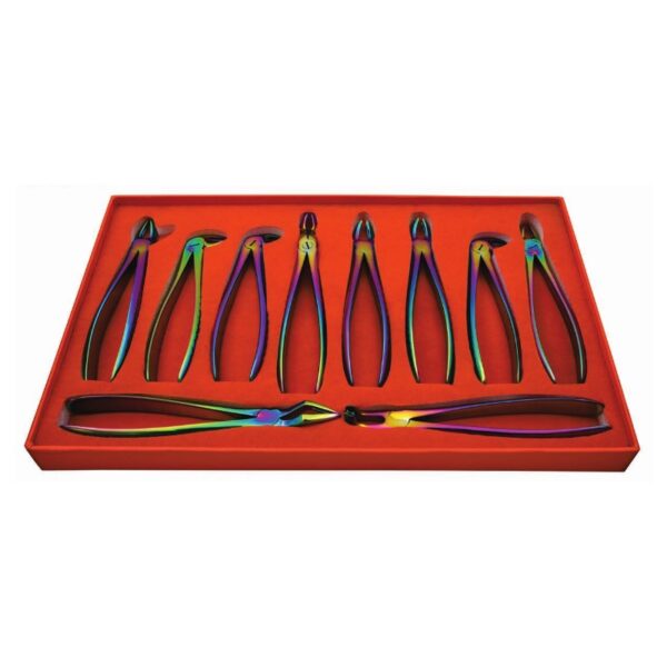 Extracting Forceps Set Multi Color